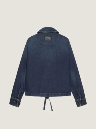 Smockjasje van ruwe denim Smockjasje van ruwe denim