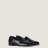 Smokingloafers van leer