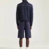 Sweatshirt met ritssluiting van wol en Givenchy Paris-patch Sweatshirt met ritssluiting van wol en Givenchy Paris-patch