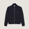 Sweatshirt met ritssluiting van wol en kasjmier met Givenchy-patch