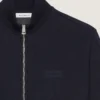 Sweatshirt met ritssluiting van wol en kasjmier met Givenchy-patch