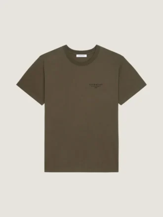 T-shirt van katoen met Givenchy-stempelprint