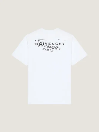 T-shirt van katoen met Givenchy-stempelprint