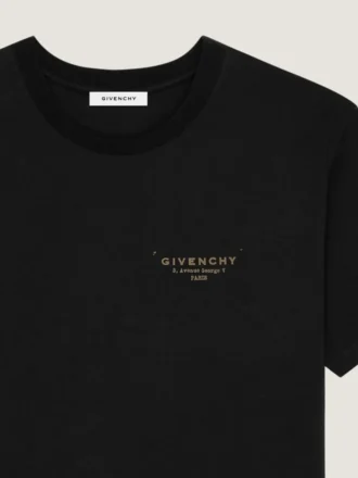 T-shirt van katoen met Givenchy-stempelprint