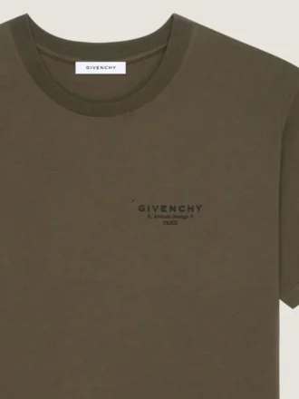 T-shirt van katoen met Givenchy-stempelprint