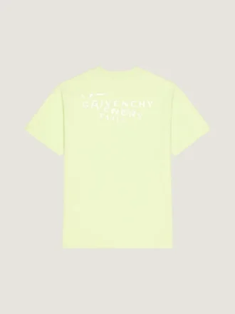 T-shirt van katoen met Givenchy-stempelprint