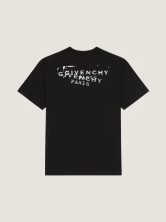 T-shirt van katoen met Givenchy-stempelprint