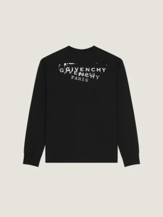 T-shirt van katoen met Givenchy-stempelprint