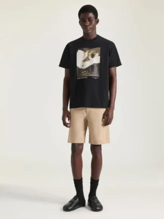 Chino-bermuda van katoen