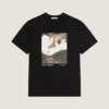 T-shirt van katoen met surrealistische print
