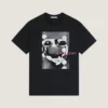T-shirt van katoen met surrealistische print