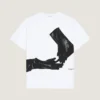 T-shirt van katoen met surrealistische print