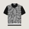 T-shirt van katoenen tricot met bloemenprint T-shirt van katoenen tricot met bloemenprint