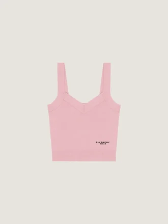 Tanktop van wol en kasjmier