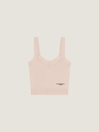 Tanktop van wol en kasjmier