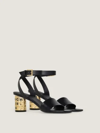 Tape-hak sandalen van leer