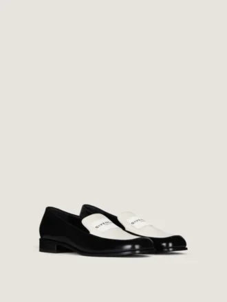 Tux tweekleurige loafers van leer