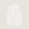 Versierd jasje met enkele knoopsluiting van wol en mohair Versierd jasje met enkele knoopsluiting van wol en mohair
