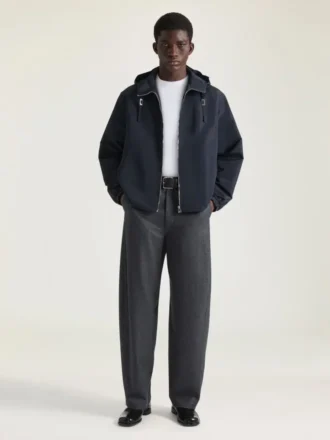 Windjack van polyfaille met ‘Givenchy Paris’-borduursel