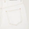 witte couture-naad jeans witte couture-naad jeans