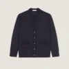 Wollen vest met grosgrain-details Wollen vest met grosgrain-details
